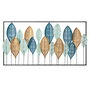 Wallity Bilge Escultura de pared de metal Multicolor